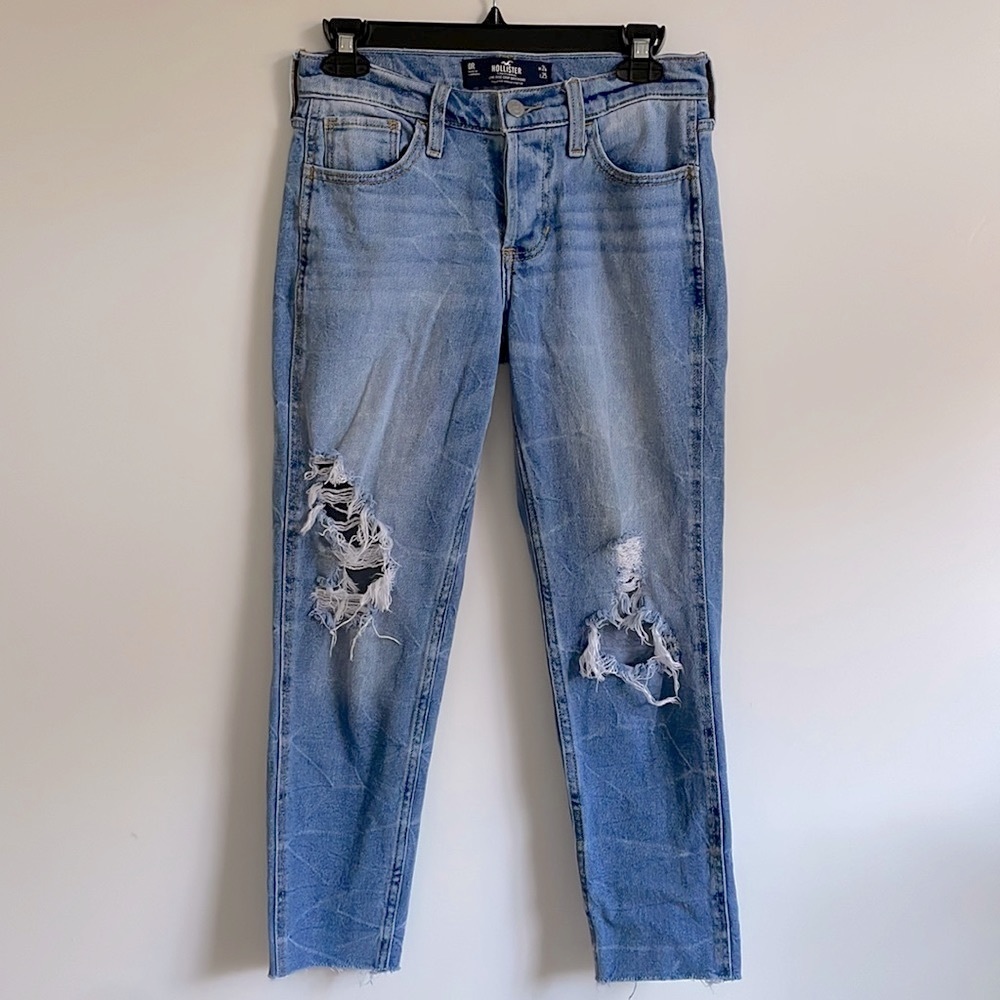Hollister low-rise crop boyfriend 0R W24 H25